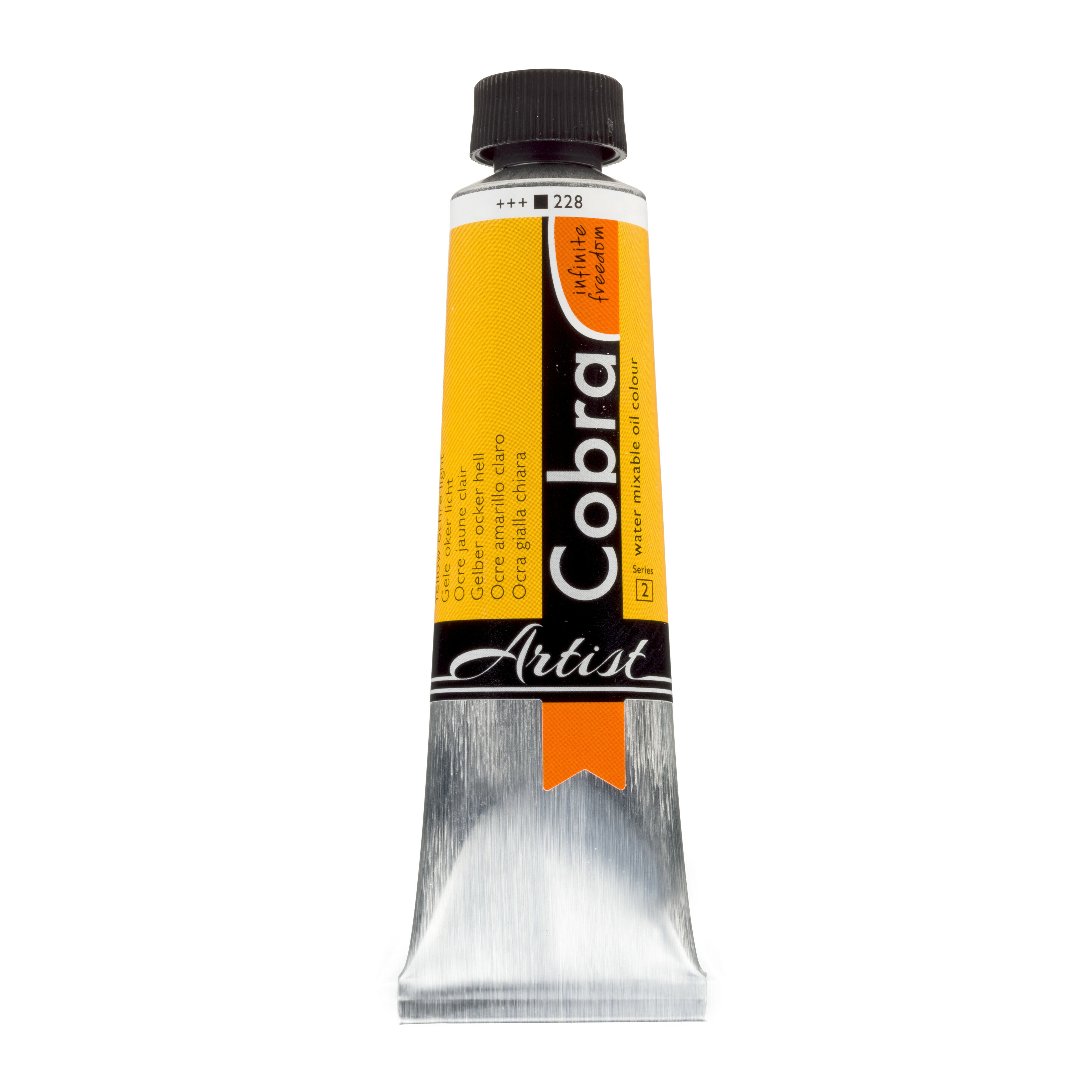 COBRA ART Vermengbare olieverf - 40ml - gele oker licht