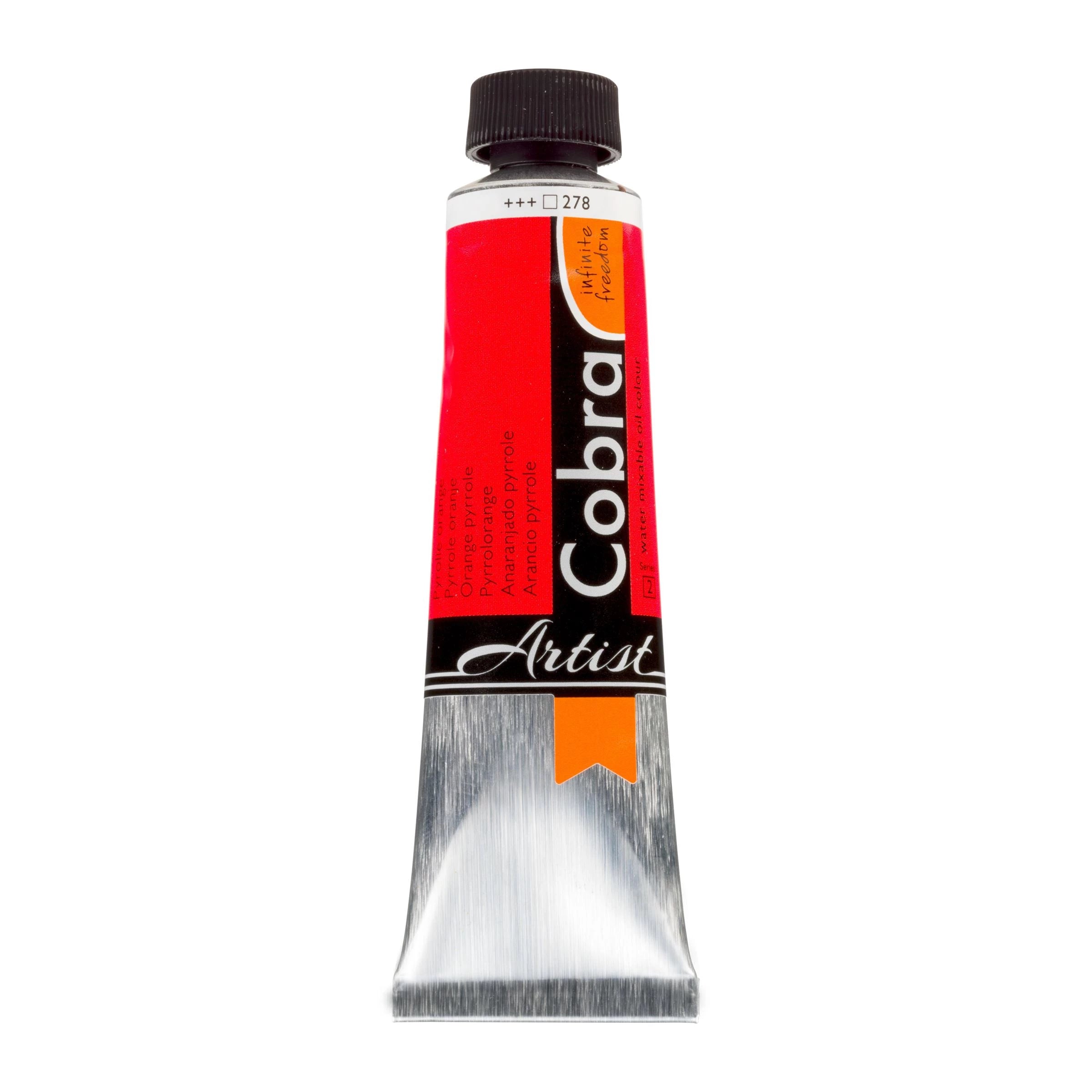 COBRA ART Vermengbare olieverf - 40ml - pyrrole oranje