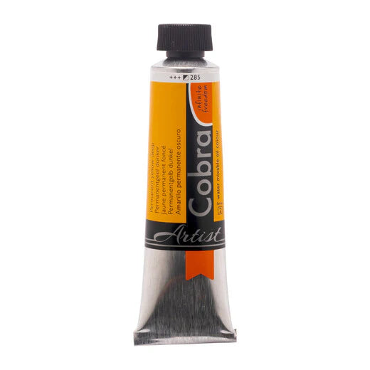 COBRA ART Vermengbare olieverf - 40ml - permanentgeel donker