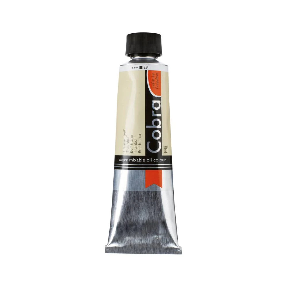 COBRA ART Vermengbare olieverf - 40ml - titaanbuff