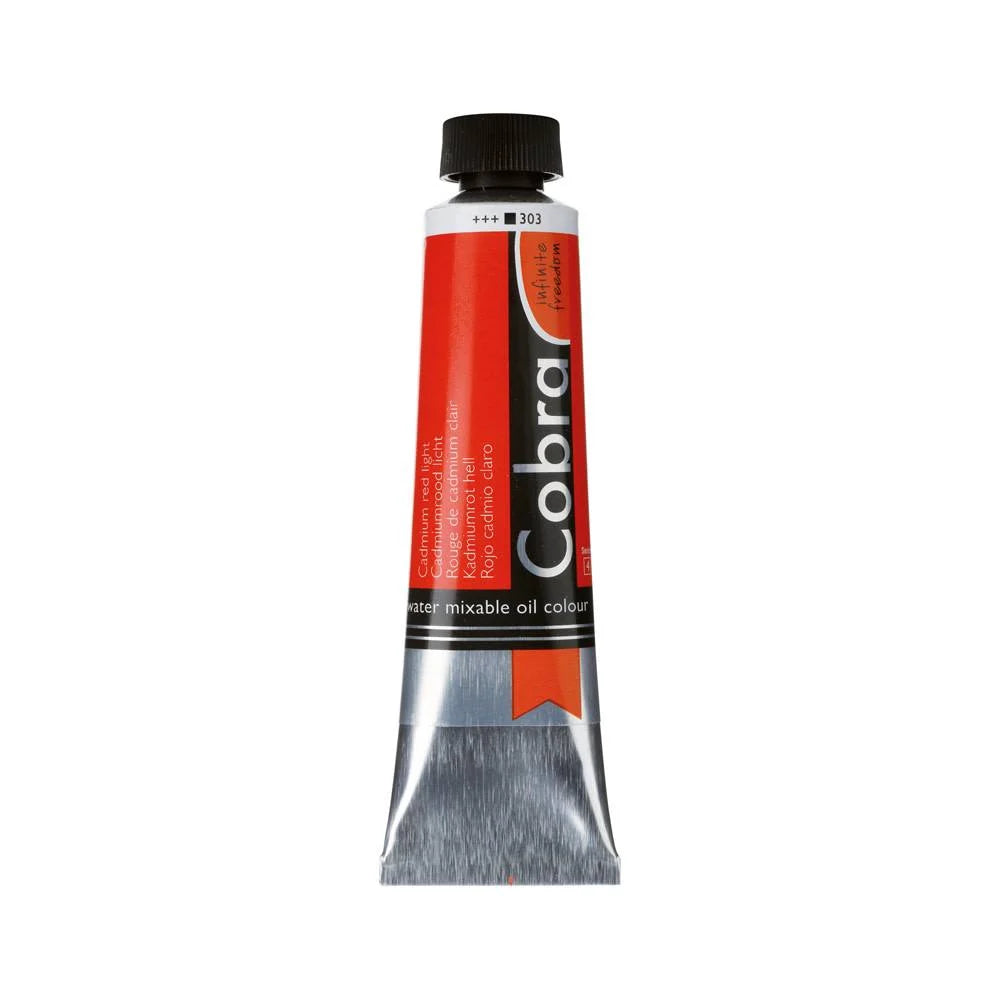 COBRA ART Vermengbare olieverf - 40ml - cadmiumrood licht