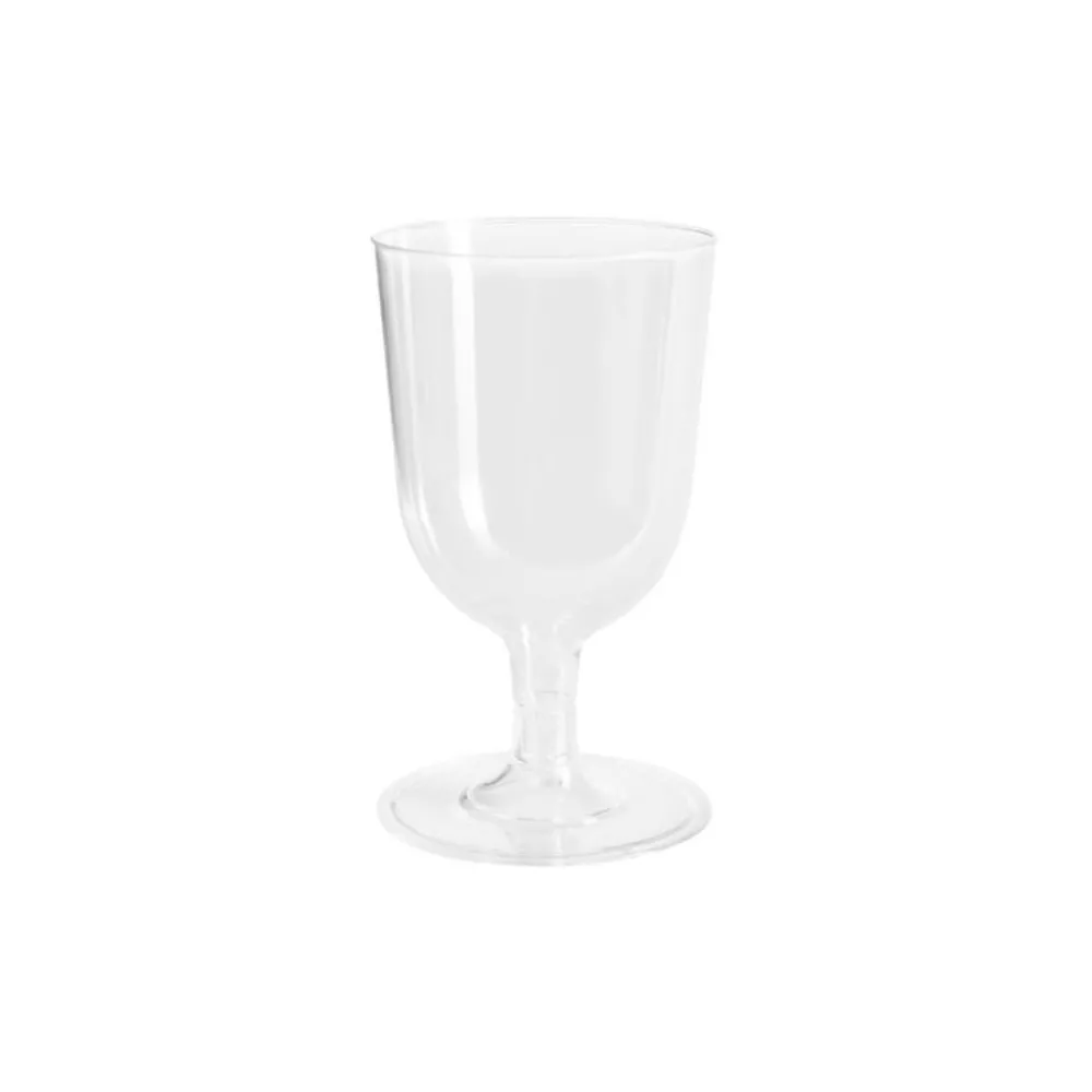 DUNI Wijnglazen 150ml - 12stuks transpar ant kunststof - niet herbruikbaar
