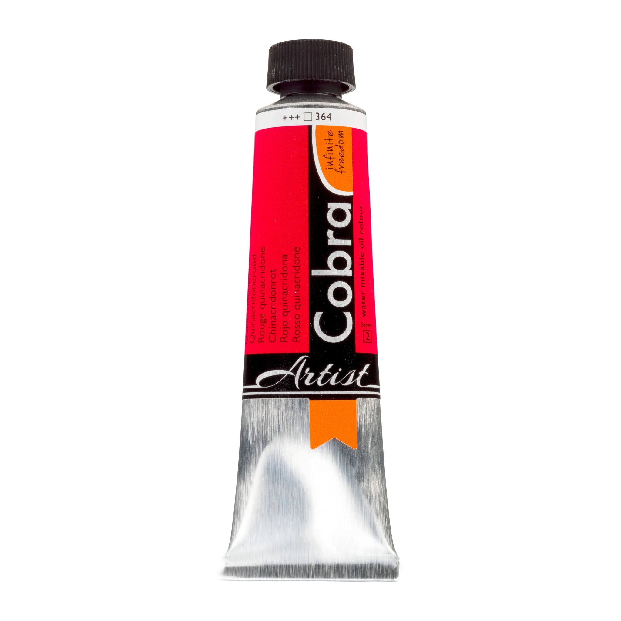 COBRA ART Vermengbare olieverf - 40ml - quinacridonerood