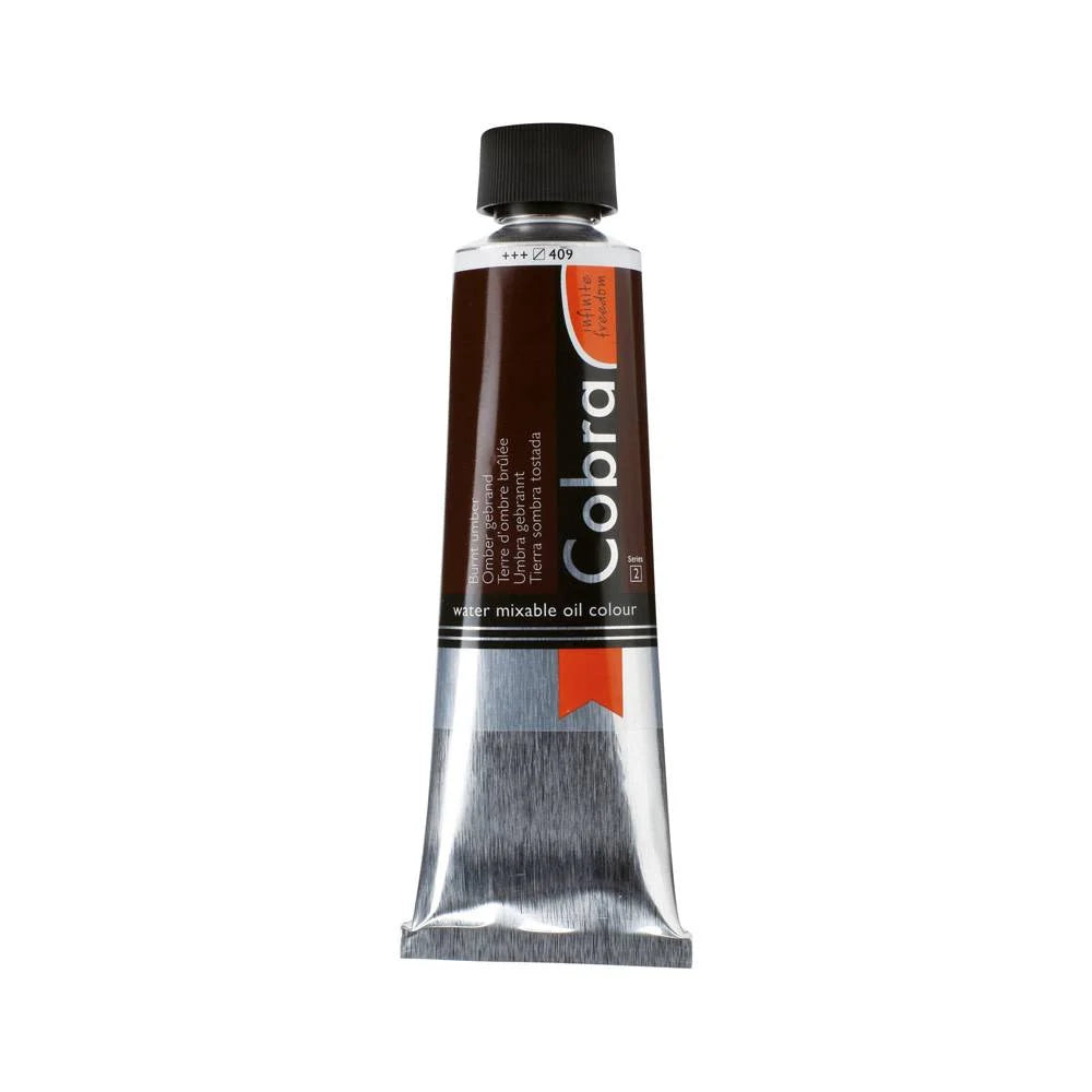 COBRA ART Vermengbare olieverf - 40ml - omber gebrand