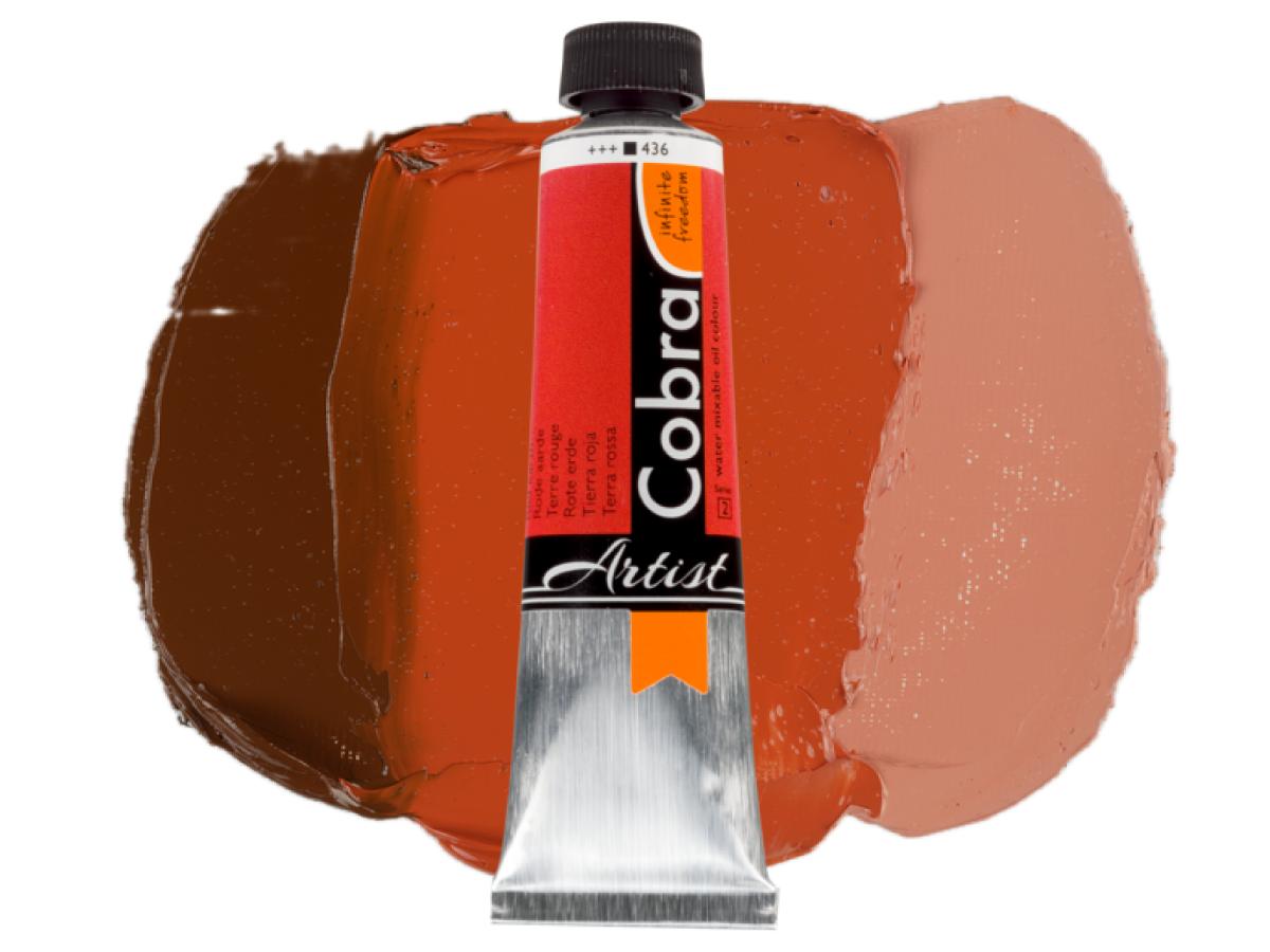 COBRA ART Vermengbare olieverf - 40ml - rode aarde
