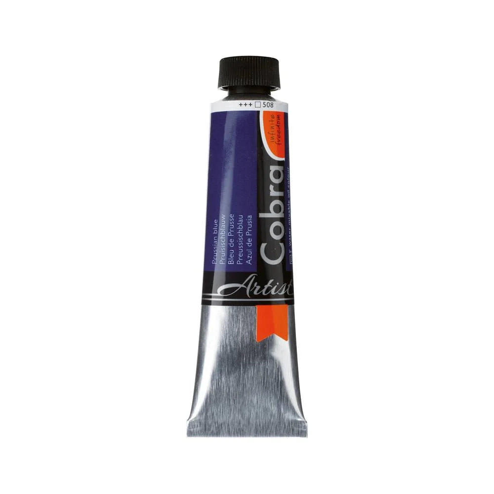 COBRA ART Vermengbare olieverf - 40ml - pruisischblauw