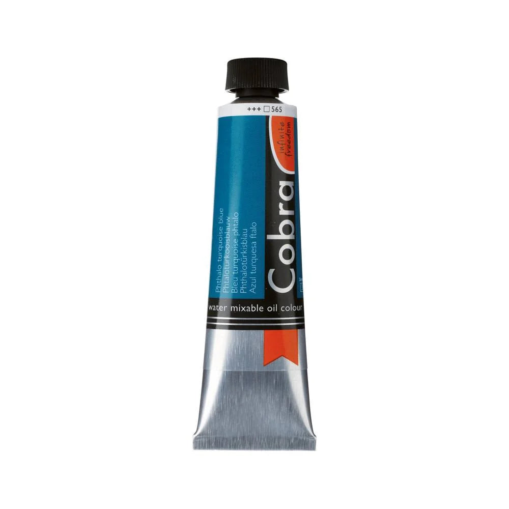 COBRA ART Vermengbare olieverf - 40ml - phtaloturkooisblauw