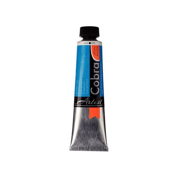 COBRA ART Vermengbare olieverf - 40ml - primaircyaan