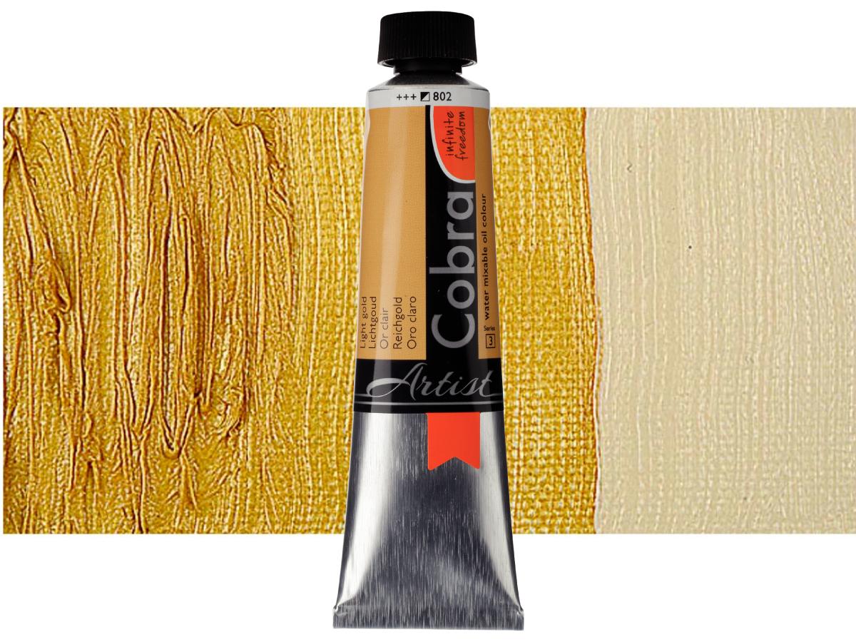 COBRA ART Vermengbare olieverf - 40ml - lichtgoud