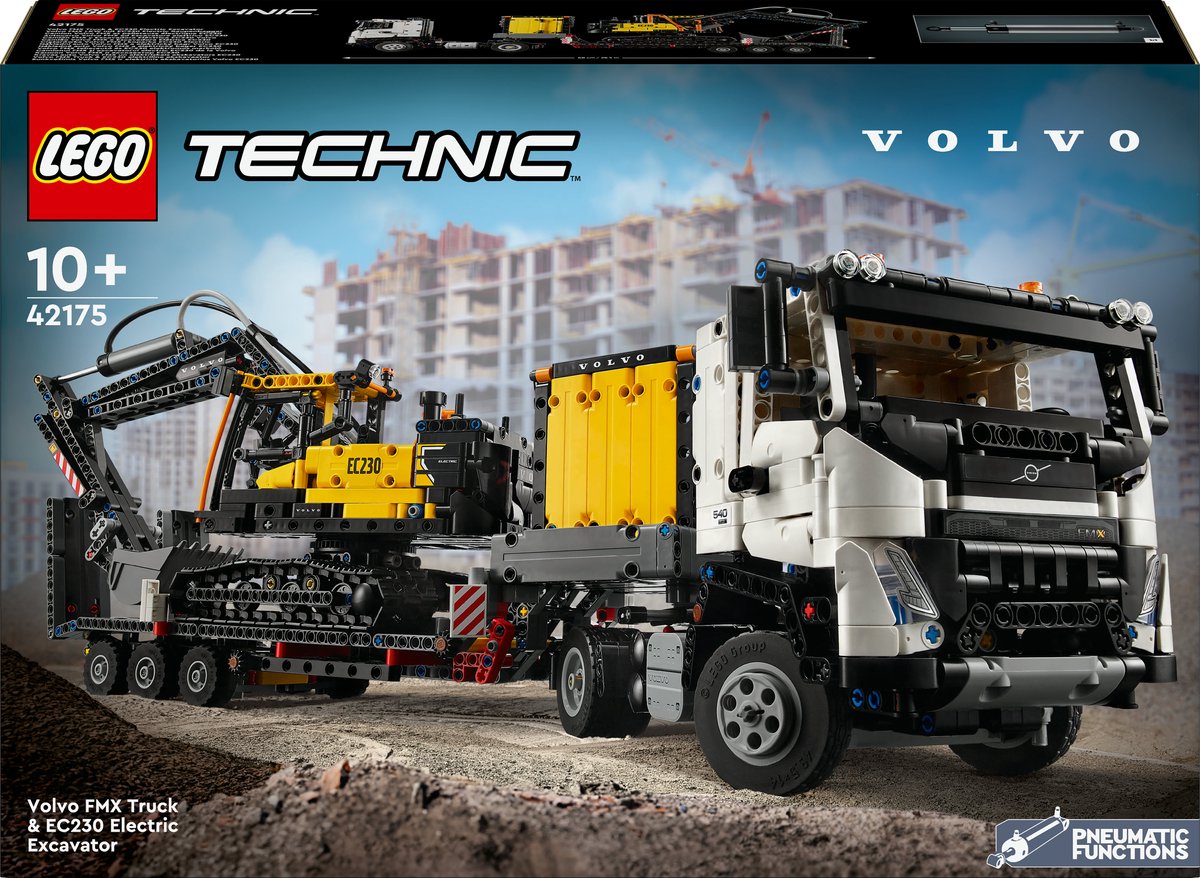 LEGO Technic 42175 Volvo FMX truck & EC230 elektrisch graafmachine