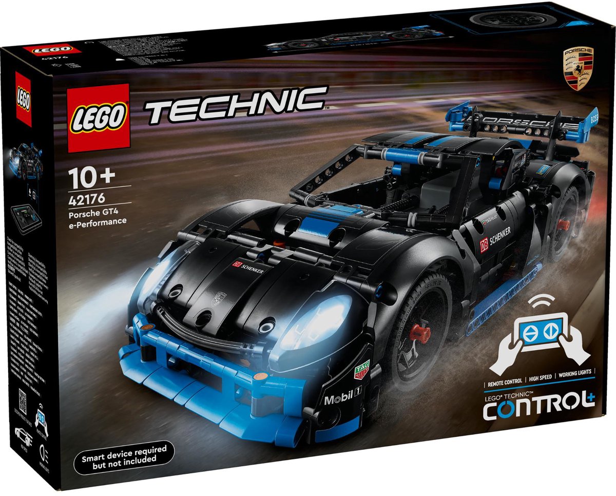 LEGO Technic 42176 Porsche GT4 E-perfor. racewagen