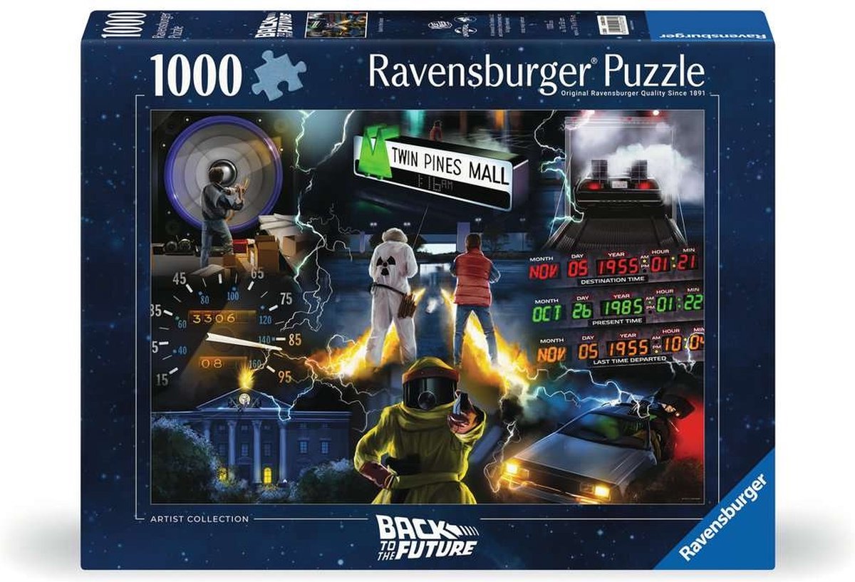 RAVENSBURGER Puzzel - Back to the future 1000