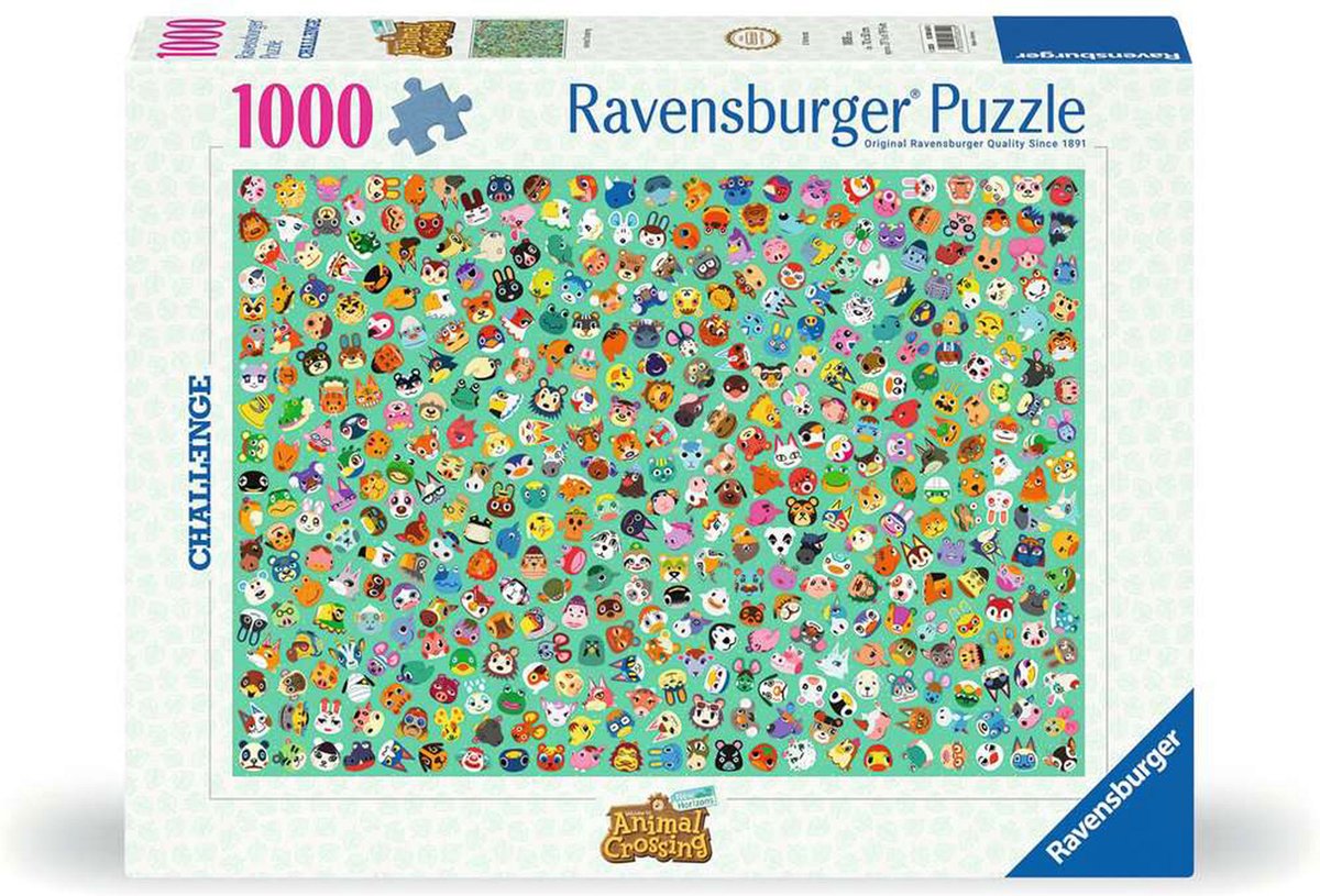RAVENSBURGER Puzzel - Animal Crossing 1000