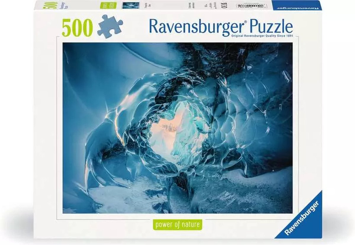 RAVENSBURGER Puzzel - The eye of the glacier 500