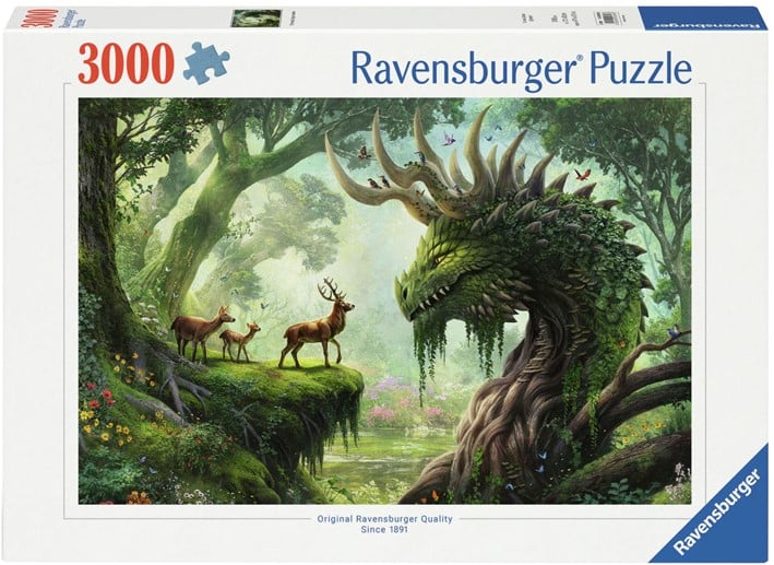 RAVENSBURGER Puzzel - De bosdraak wordt wakker