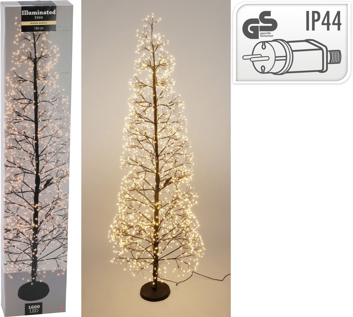 Kerstverlichting boom 1600LED 150cm