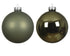 Kerstballen glas glans/mat mix 2.5cm - rozemarijn 24st. rosemary green