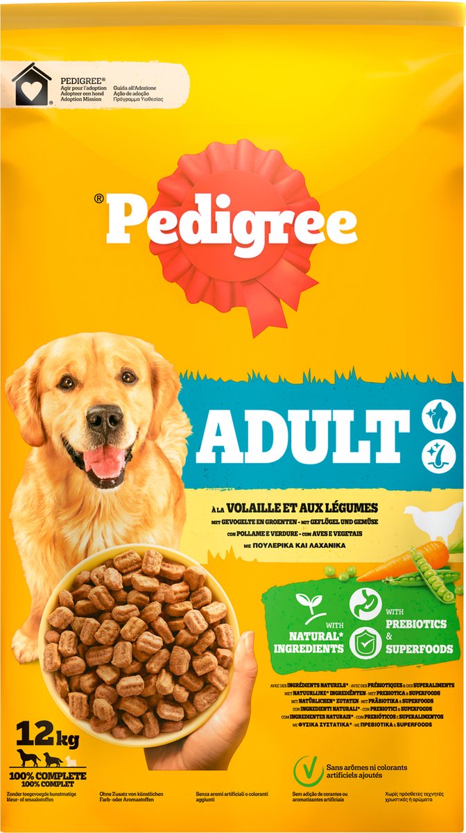 PEDIGREE adult - Rund & groenten - 12KG