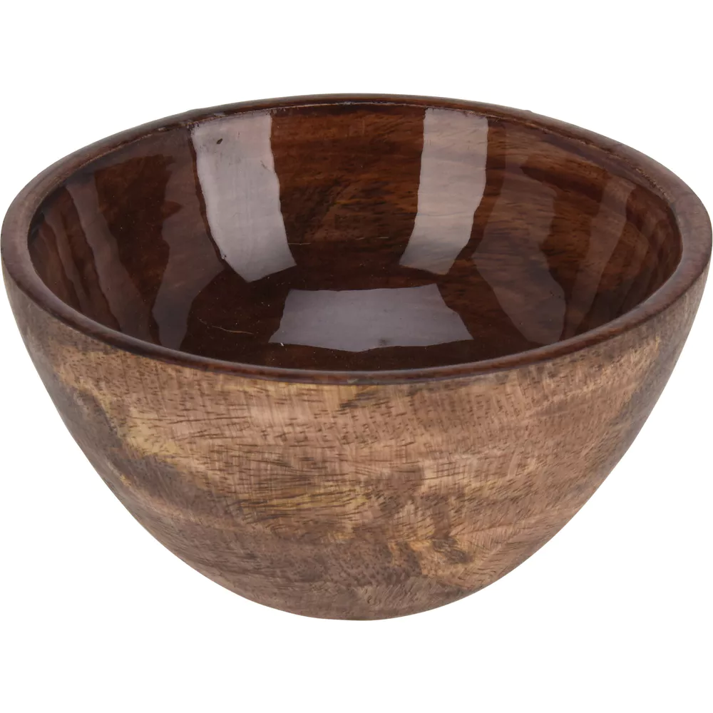 Schaal - 13x13x7cm - mangohout