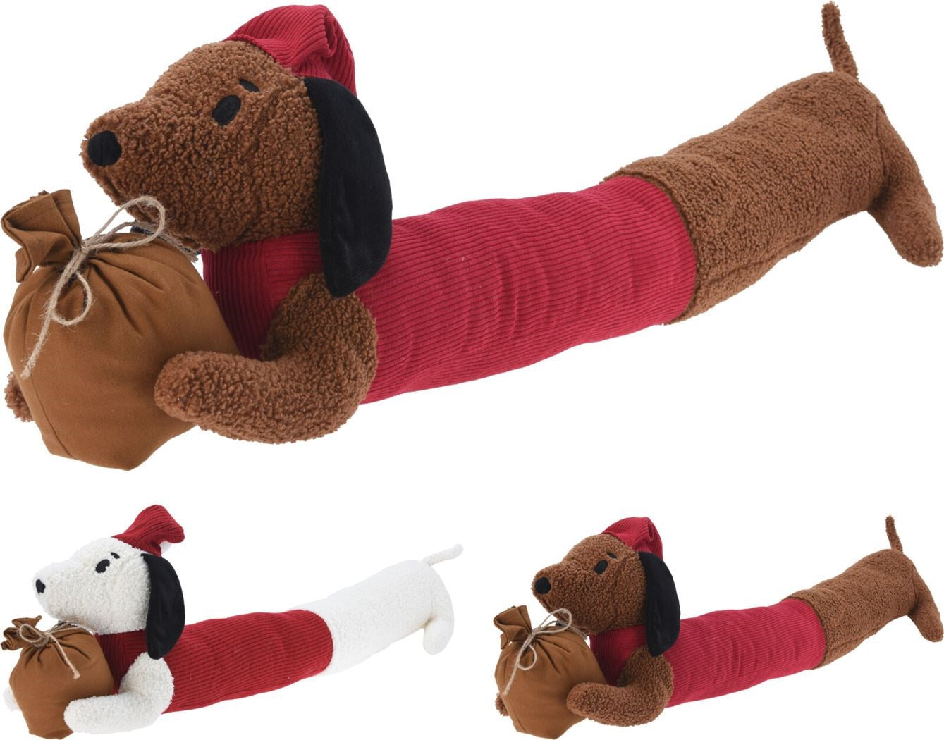 Tochtstopper hond 85cm - ass. (prijs per stuk) (prijs per stuk)