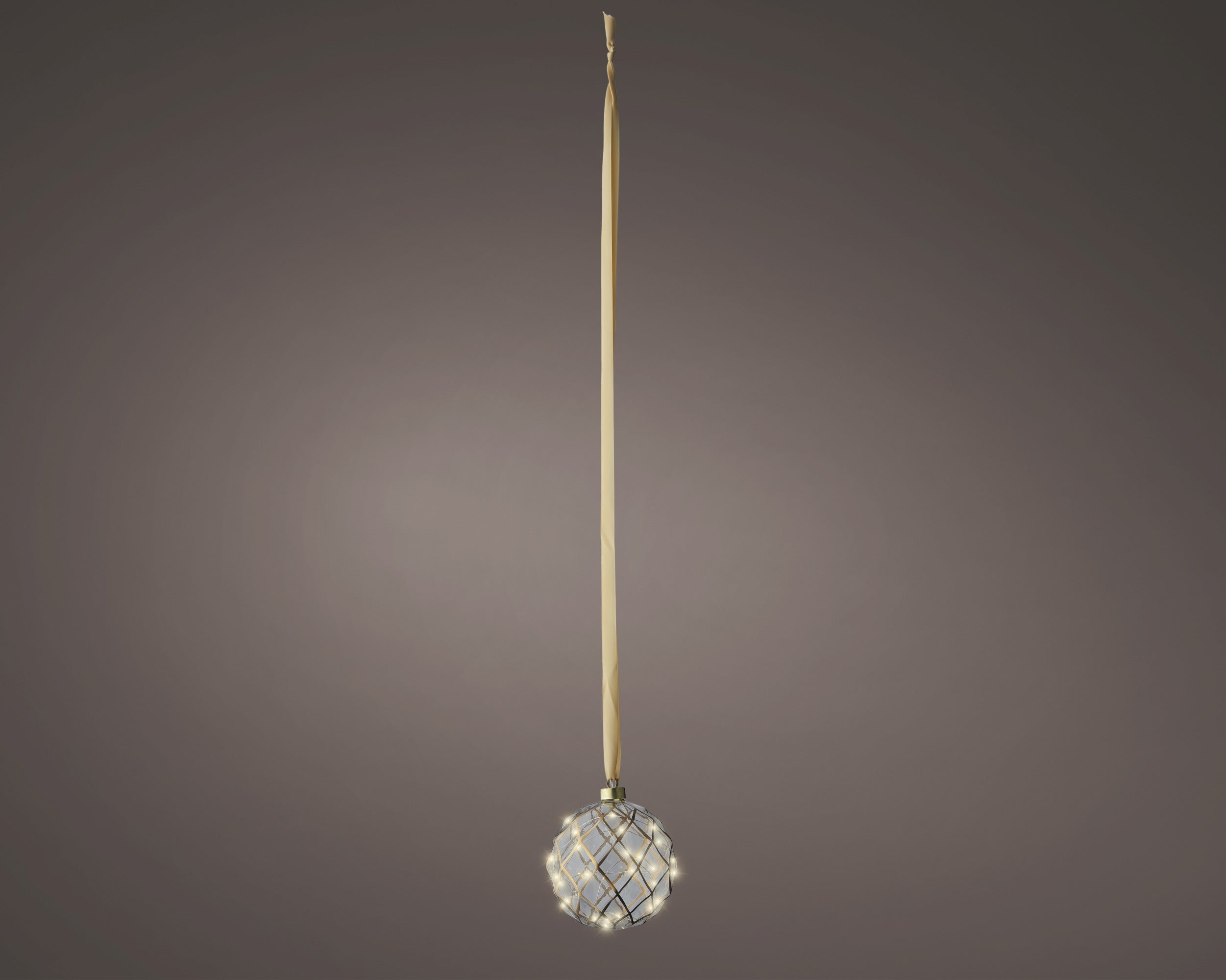 Lumineo micro LED bal binnen 14cm - warm wit