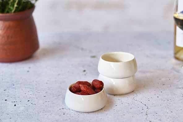 COSY&TRENDY Torres bowl 3st. - wit D9xH4cm