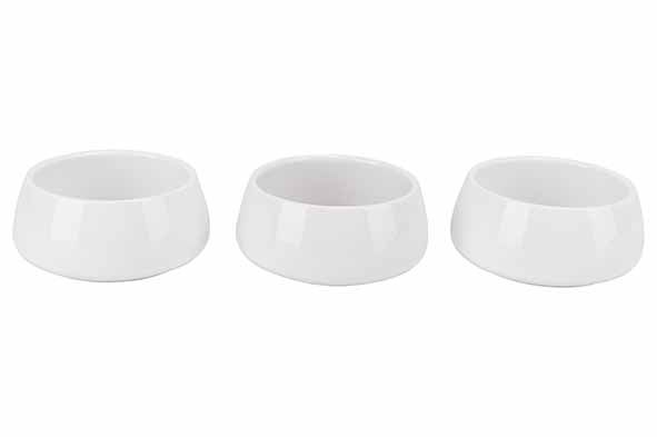 COSY&TRENDY Torres bowl 3st. - wit D9xH4cm