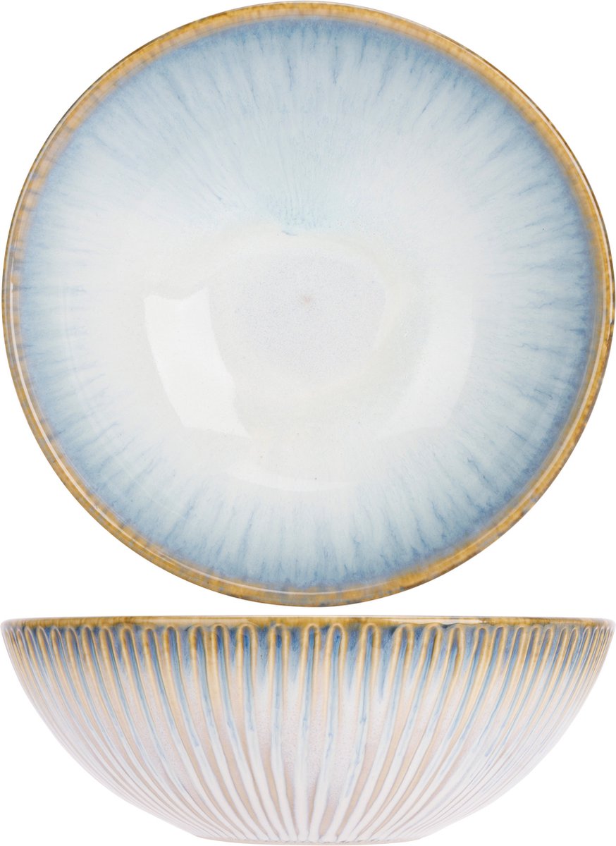COSY & TRENDY Listra bowl D16xH5.8cm tu lu
