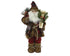 Kerstman polyester 26x18x60cm - kerstrood