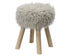 Krukje met vacht - 30x38cm - beige
