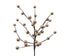 Kerstdeco tak foam berries - goud