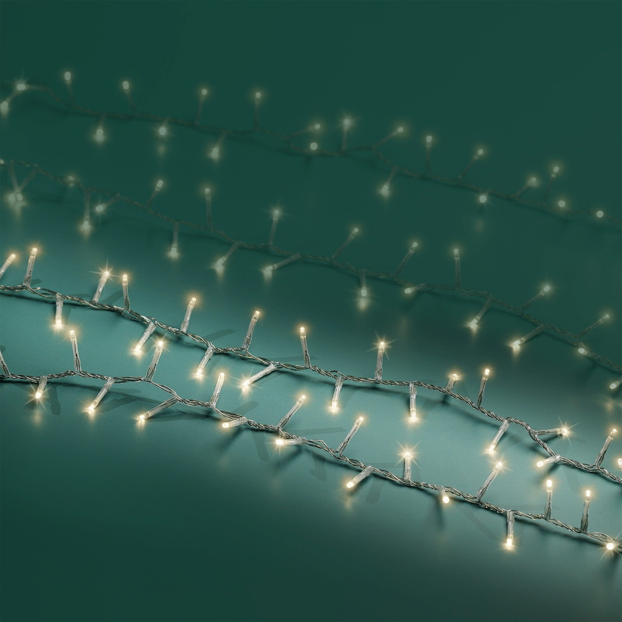 Lumineo LED compact 2250cm 1000L - transparant/warm wit - kerstverlichting