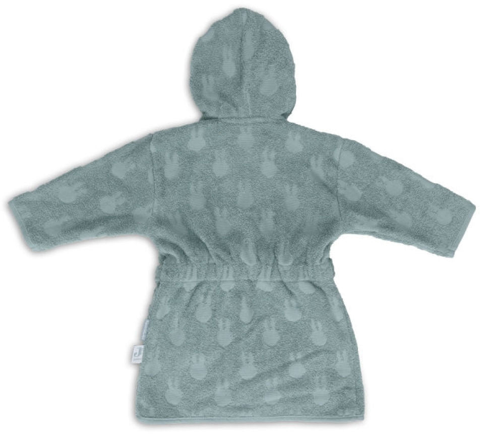 JOLLEIN badjas - 3/4j - miffy jacquard - sea green