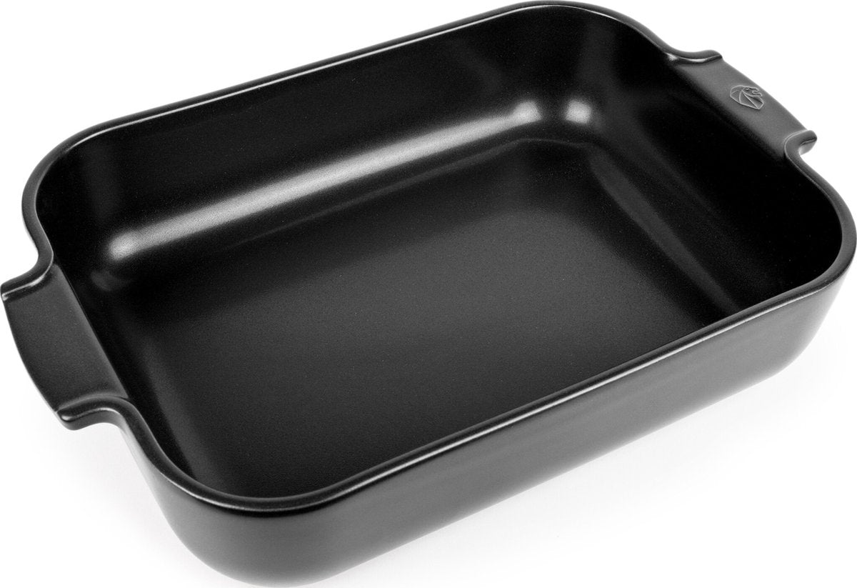 Peugeot ovenschaal rechthoek 36cm- zwart satijn