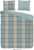 GOODMORNING Dekbedovertrek - 240x220cm - 20092 flanel ruit multi