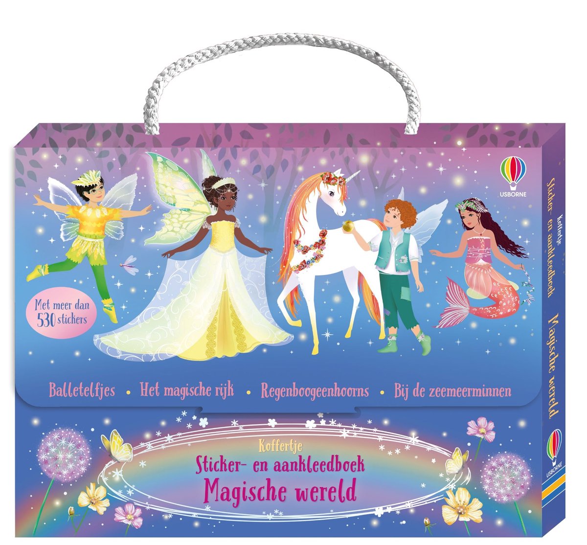 USBORNE Magische wereld - Sticker- en aankleedboeken
