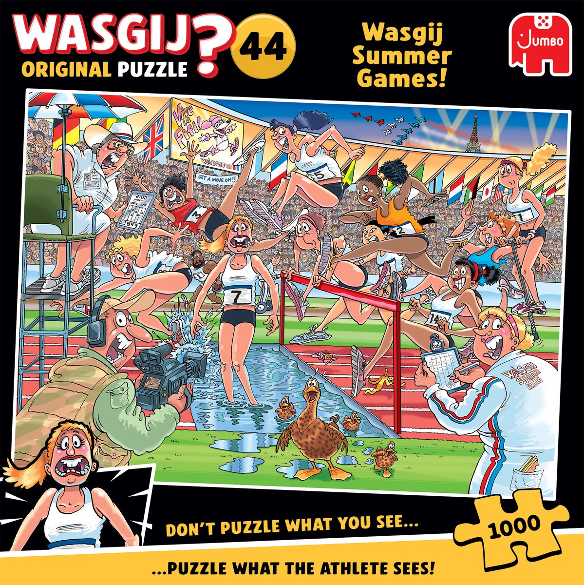 JUMBO puzzel 1000st. - Wasgij original44 Zomerspelen!