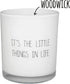 MY FLAME Sojakaars 8x9cm - It's the little things in life - fresh cotton TU UC