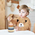 SPEEDY MONKEY roly poly stapelaar - 9.4x 9.4x17.5cm - 12m+
