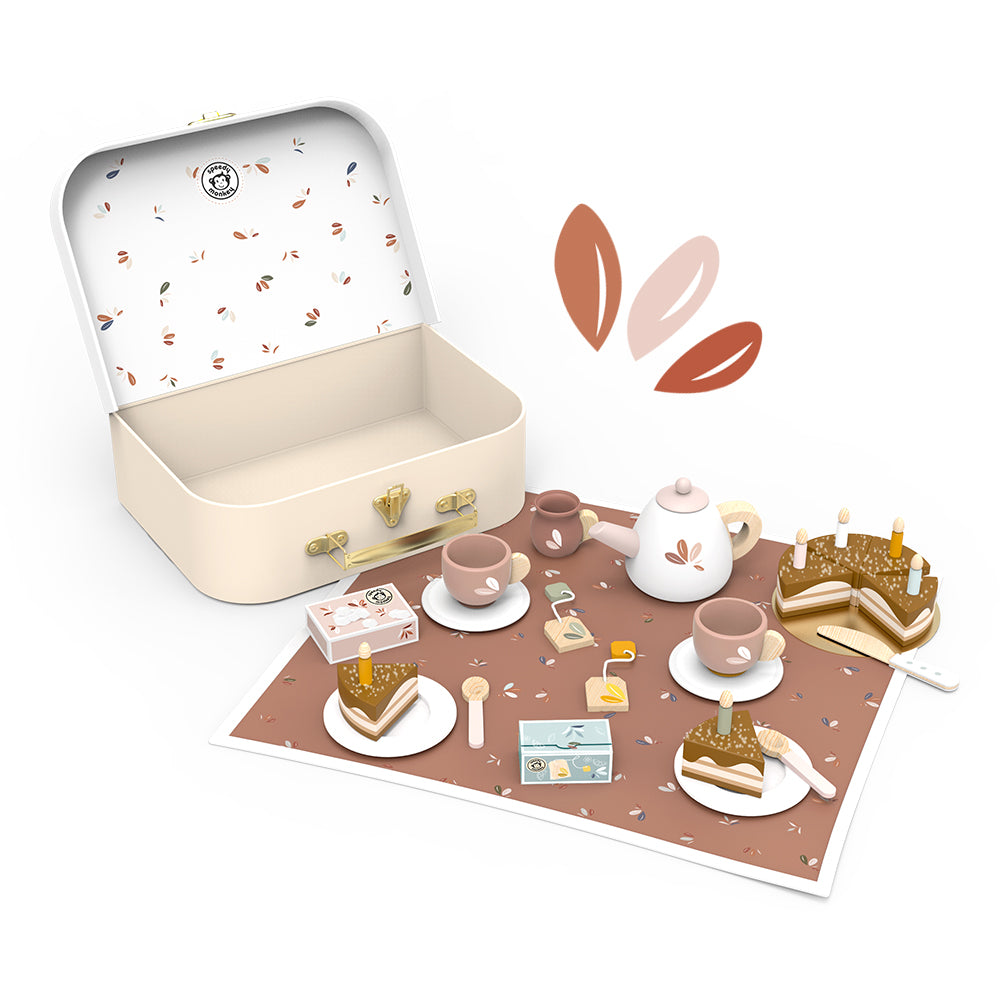 SPEEDY MONKEY verjaardagstheeset - 30x20 x10.5cm - 3y+