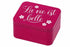 BIRKMANN Colour kitchen geschenkbox - la vie est belle - 12x10x6.2cm- granita