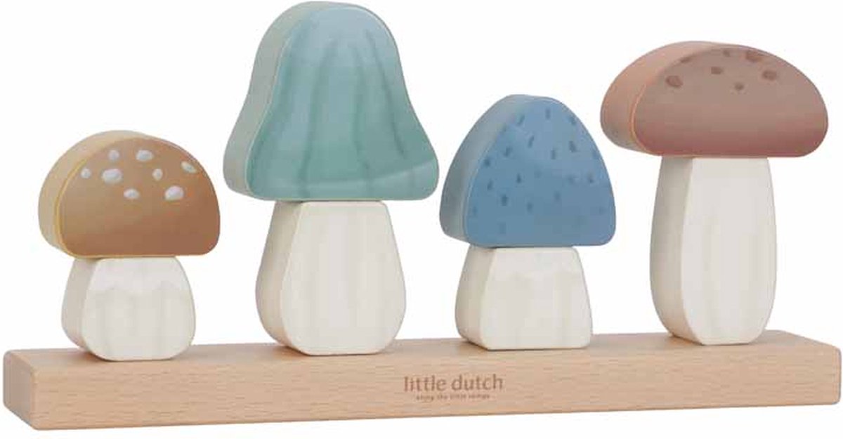 LITTLE DUTCH Stapelaar paddenstoelen forest friends
