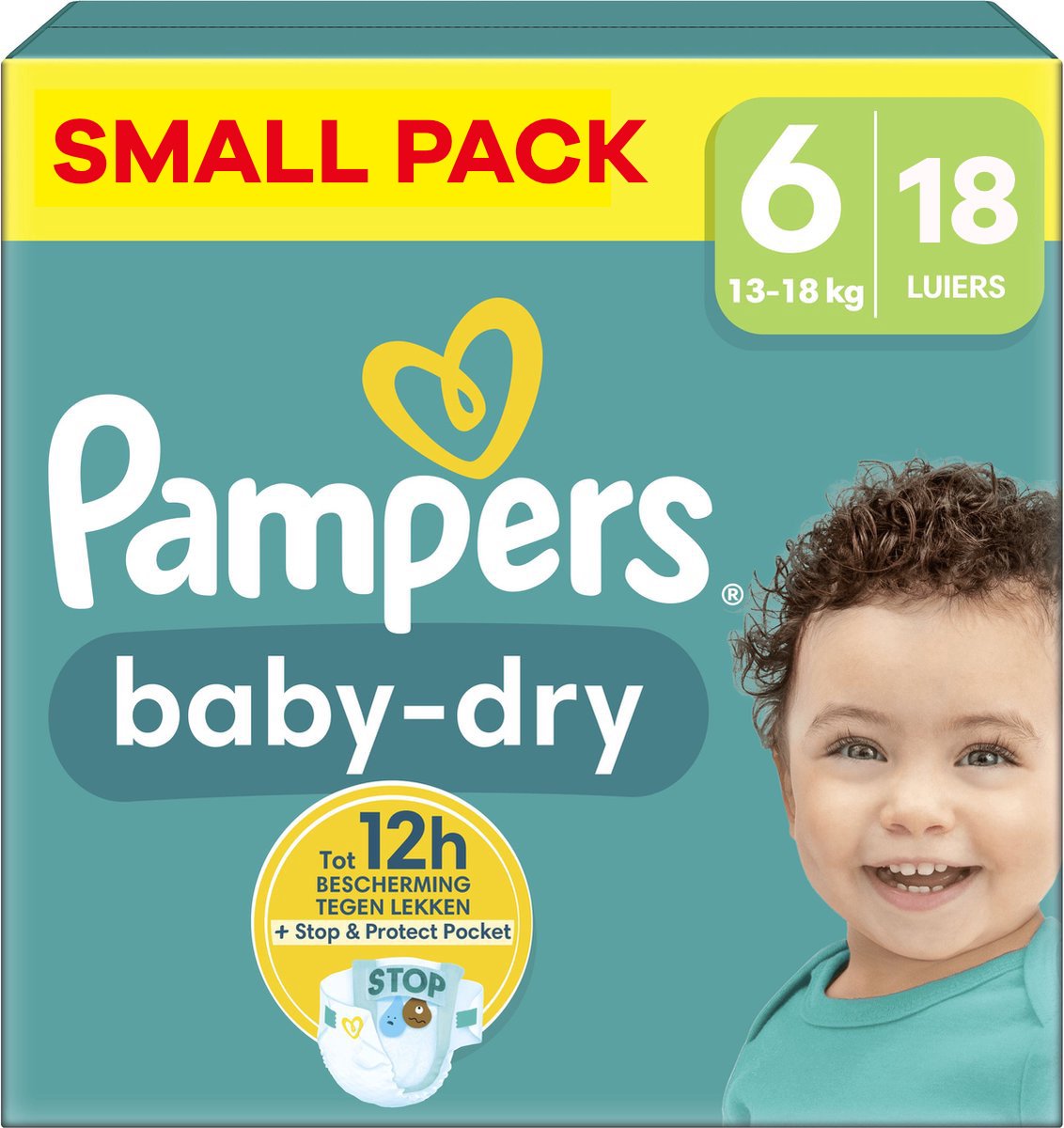 PAMPERS Baby dry maat 6 13/18kg - 18st.