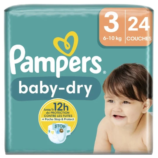 PAMPERS Baby dry maat 3 6/10kg - 24st.
