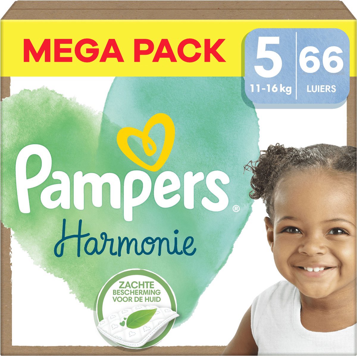 PAMPERS Harmonie maat 5 11/16kg - 66st.