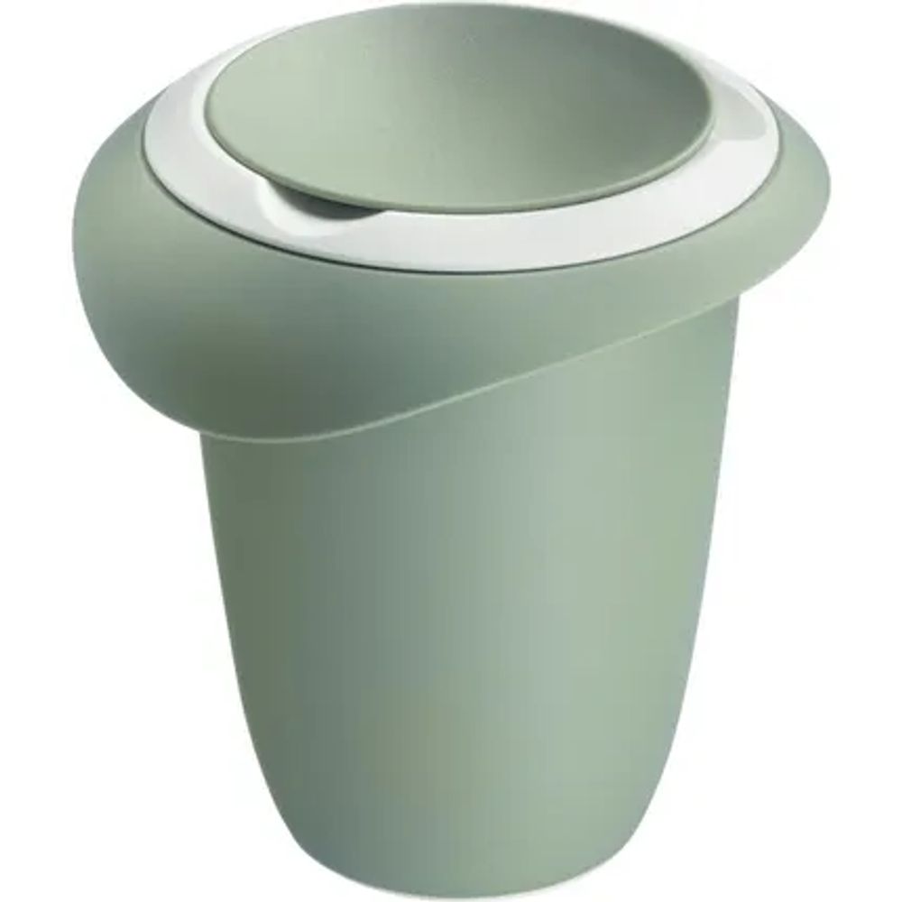 WESTMARK Mengkom met antispatdeksel 1L - muntgroen/ wit