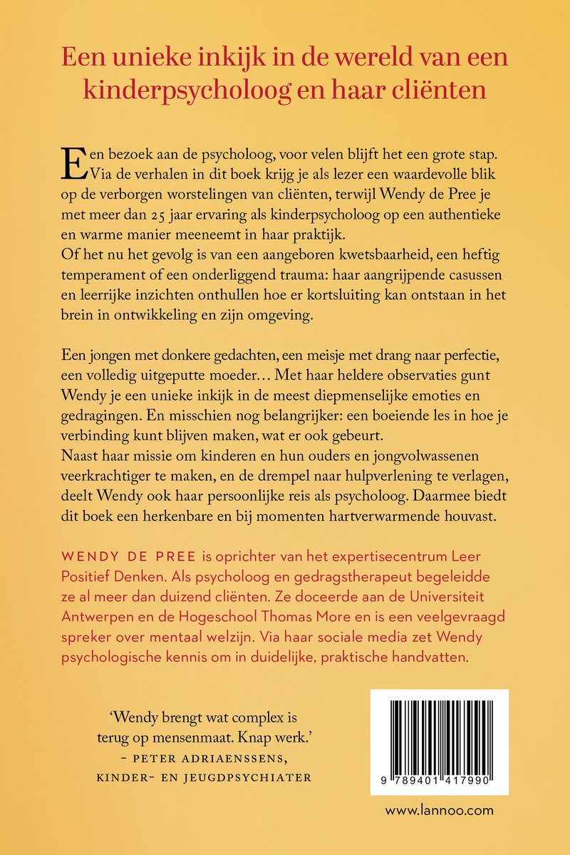 Dagboek van een kinderpsycholoog - Wendy De Pree