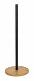 Toiletrolhouder zwart/ bamboe - 52cm