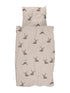 SNURK Bunny dekbedovertrek flanel - 140x200cm - beige