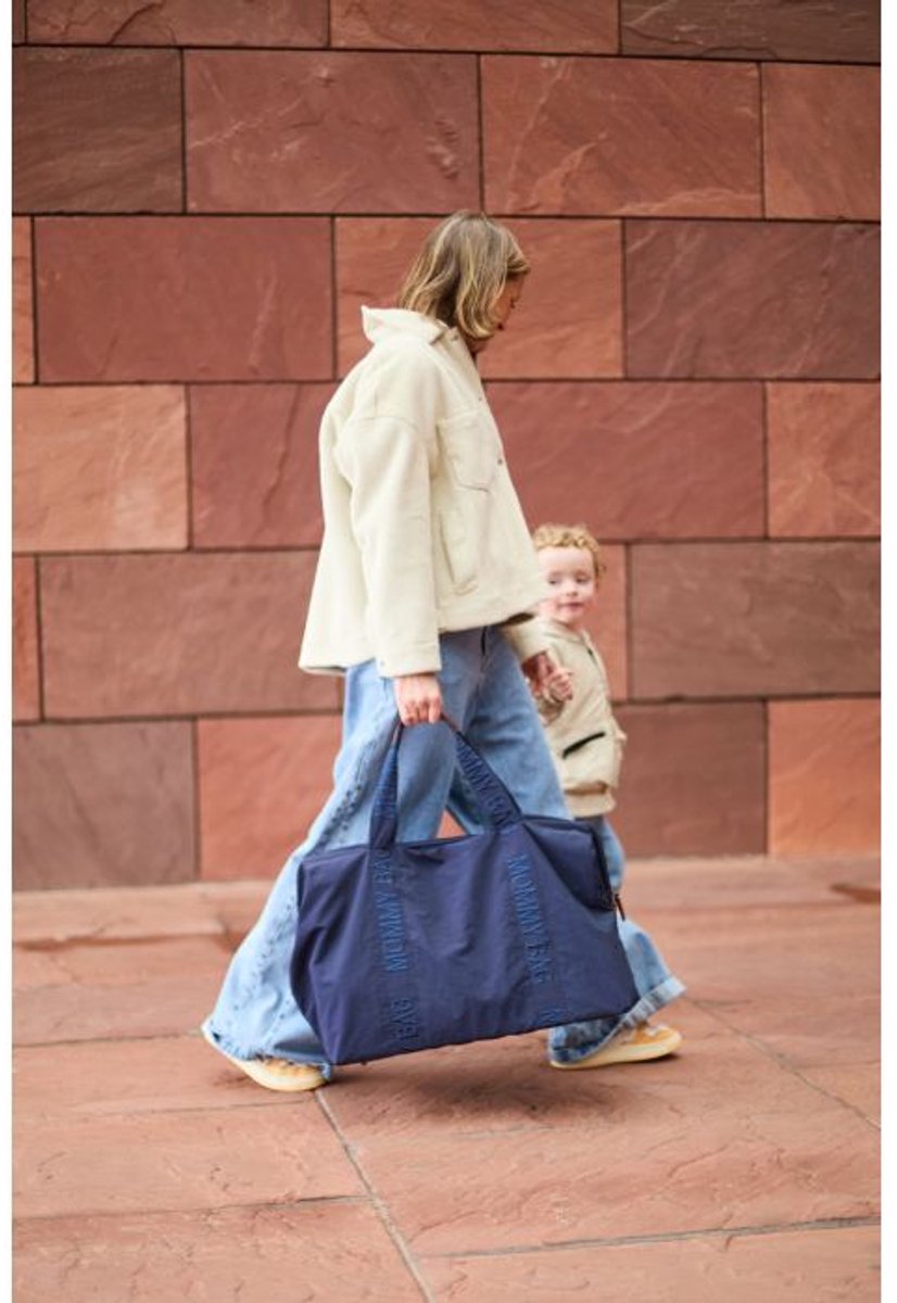 CHILDHOME Mommy bag signature urban navy